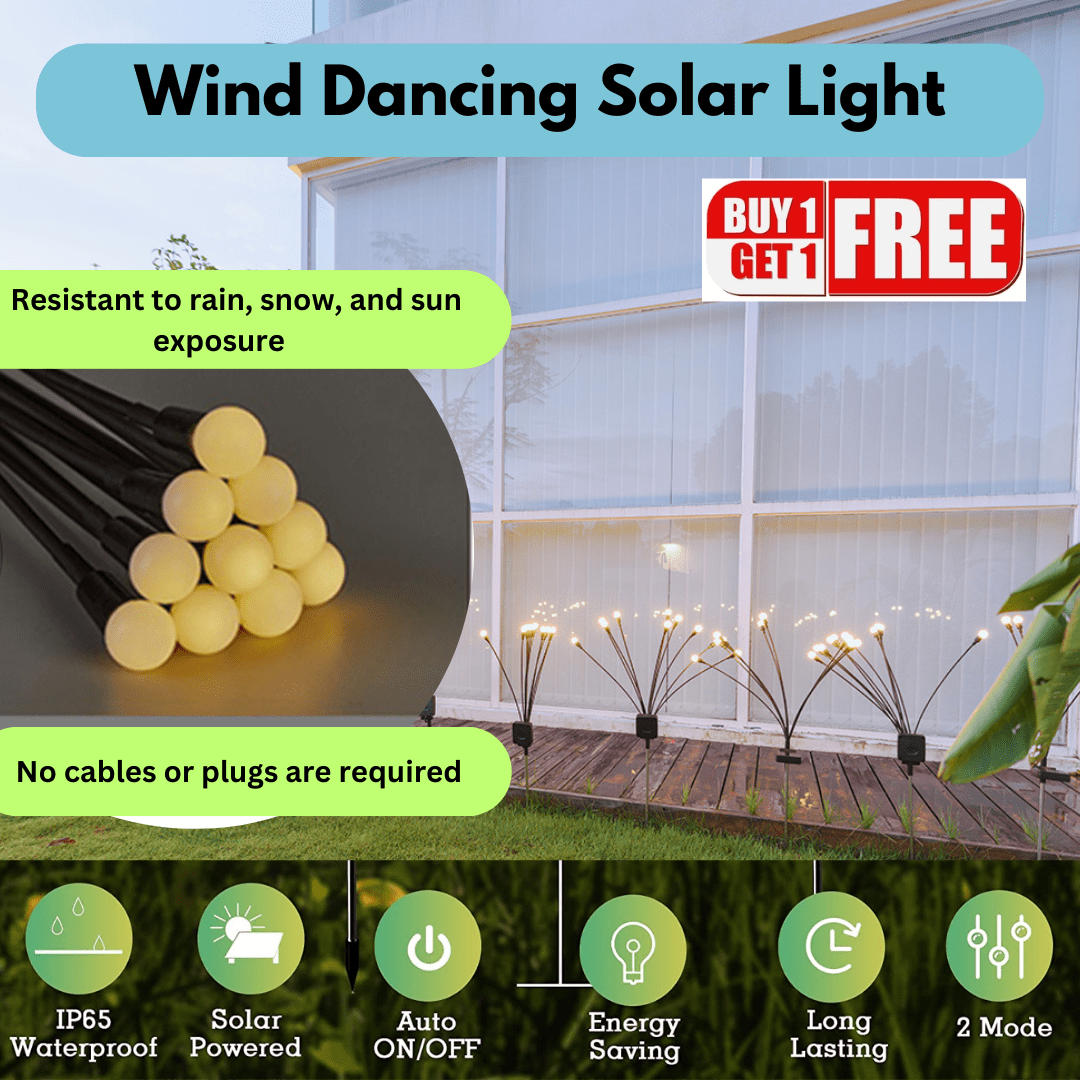 Wind Dancing Solar Light