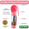 Portable Pet Water & Food Feeder
